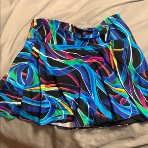 Colorful Sparkle skirt size L new without tags